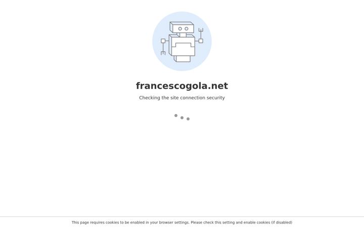 Screenshot of francescogola.net