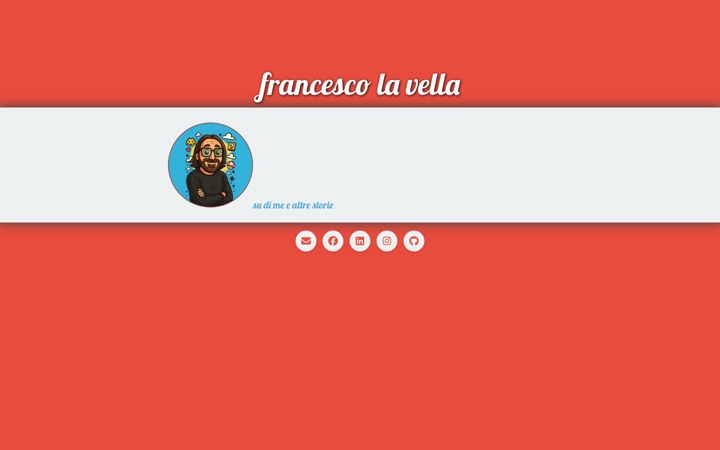 Skærmbillede af francescolavella.it