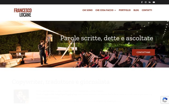 Screenshot of francescolocane.com