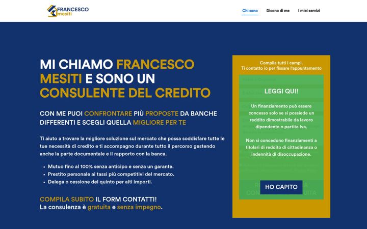 Screenshot of francescomesiti.it