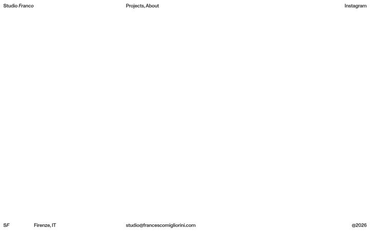 Screenshot of francescomigliorini.com