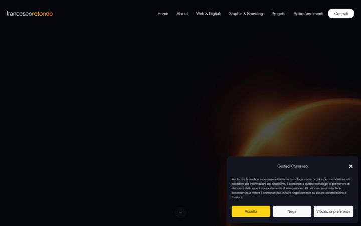 Screenshot of francescorotondographics.it