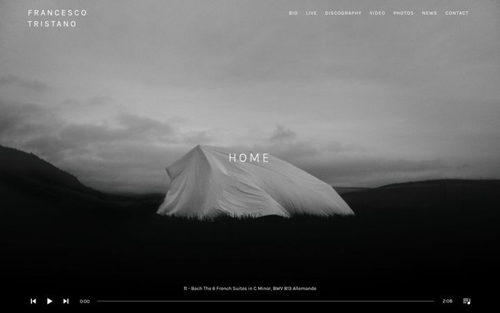 Screenshot of francescotristano.com