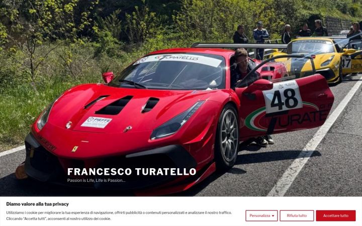 Screenshot di francescoturatello.it