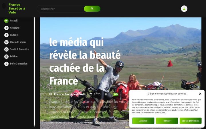 Screenshot of francesecreteavelo.com
