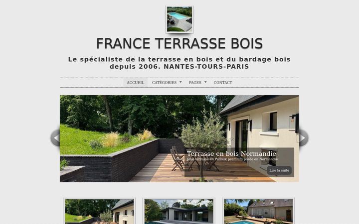 Screenshot of franceterrassebois.com