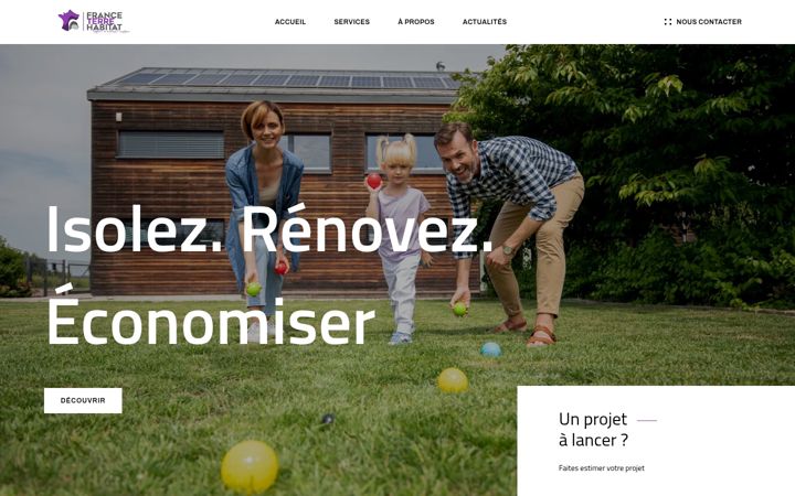 Screenshot of franceterrehabitat.fr