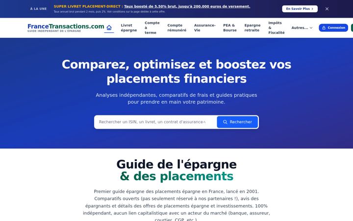 Screenshot of francetransactions.com