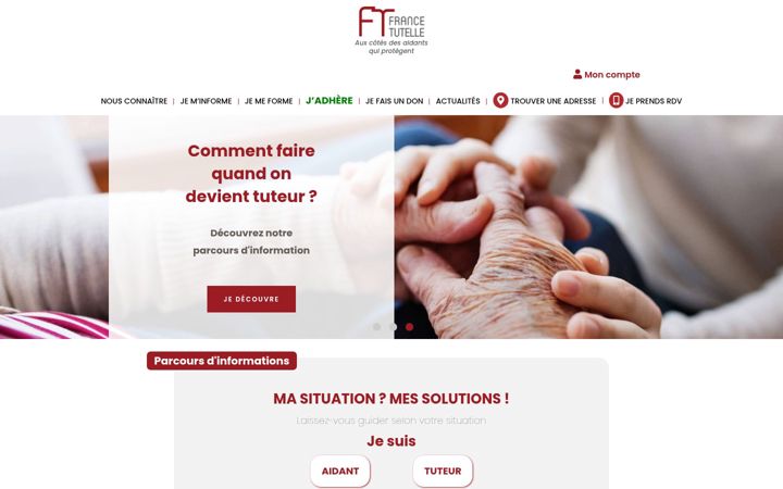 Captura de pantalla de francetutelle.fr