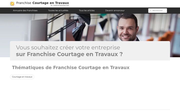 Screenshot of franchise-courtage-en-travaux.fr
