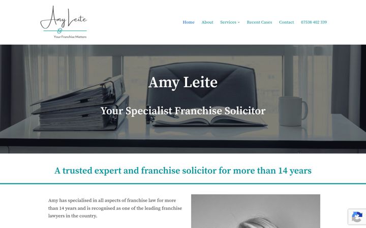 Screenshot of franchise-law.co.uk