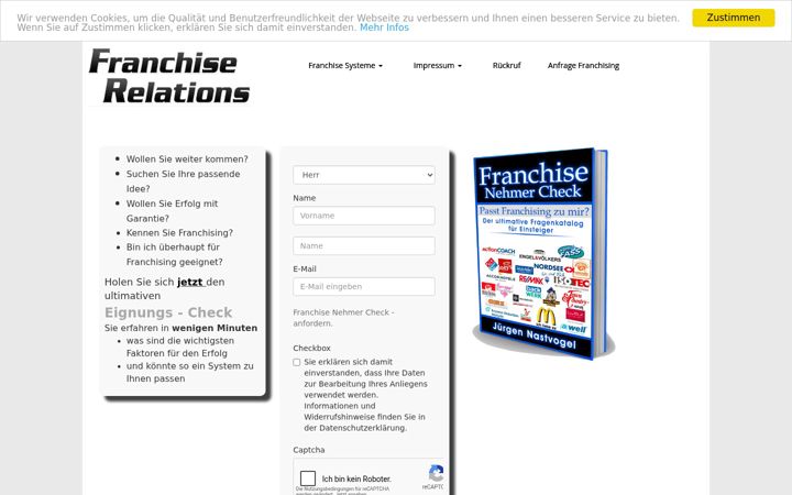 Screenshot of franchisesystem.net