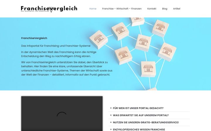 Screenshot of franchisevergleich.eu
