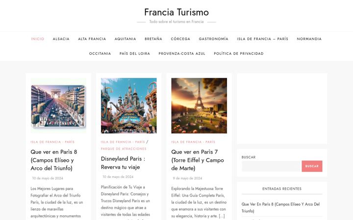 Screenshot von francia-turismo.es