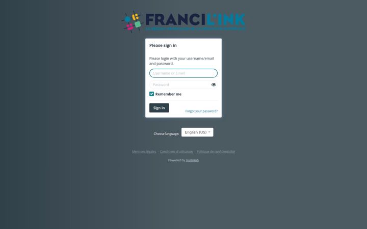 Screenshot of francilink.fr