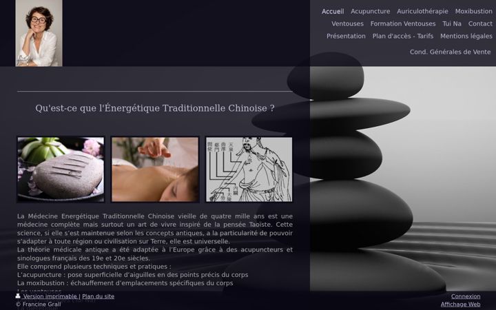 Screenshot of francine-grall.fr