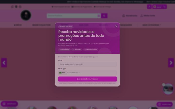 Skärmbild av francinecustodio.com.br