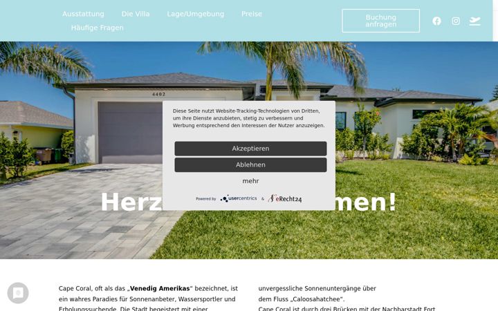 Screenshot of francis-capecoral.de