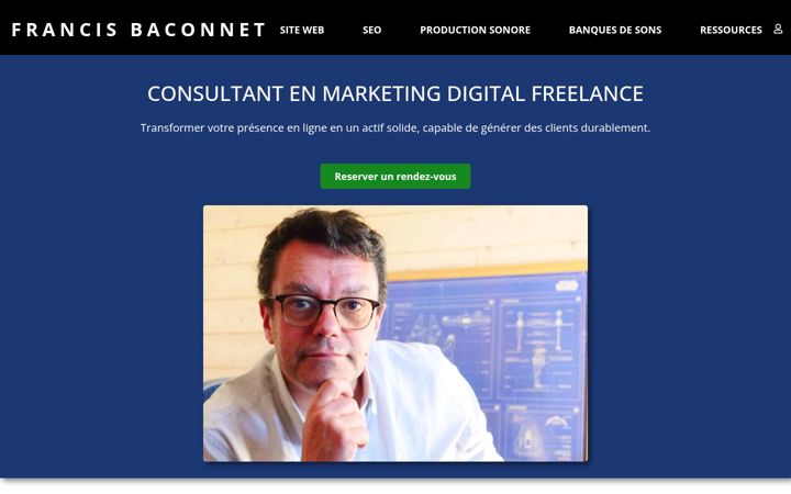 Screenshot of francisbaconnet.com