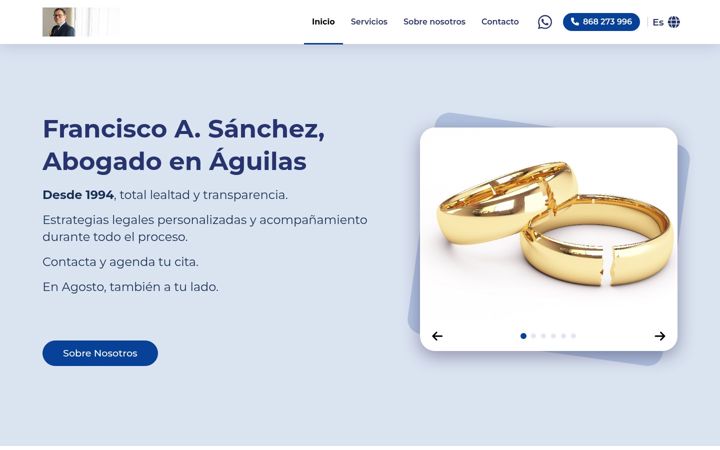 Skärmbild av franciscoasanchezabogado.com.es