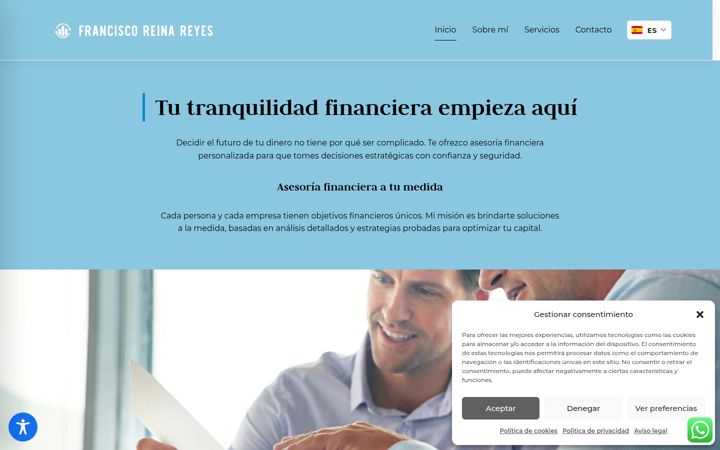 Screenshot of franciscoreinareyes.com