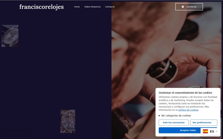 Screenshot of franciscorelojes.es