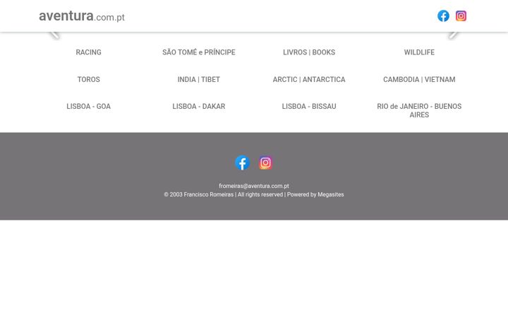 Screenshot of franciscoromeiras.com