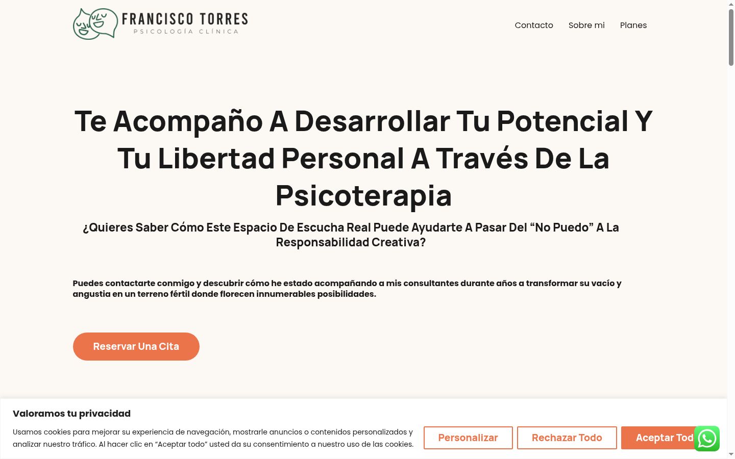 Screenshot van de toestemmingsbanner zoals getoond vóór enige interactie