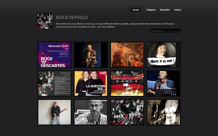 Screenshot of francismetivier.com