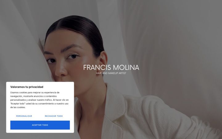 Ekrānuzņēmums no francismolina.es