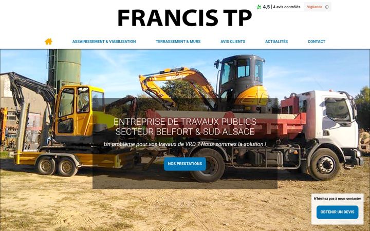 Screenshot of francistp.fr