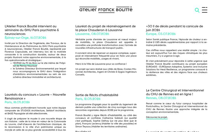 Screenshot of franck-boutte.com