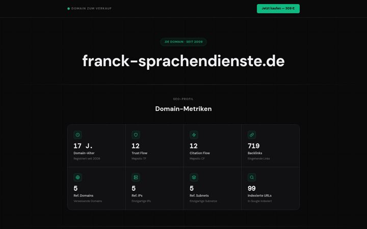 Screenshot of franck-sprachendienste.de
