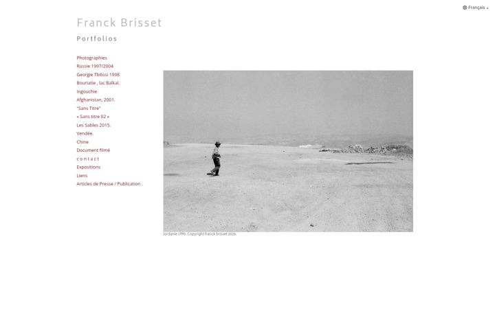 Screenshot of franckbrisset.com