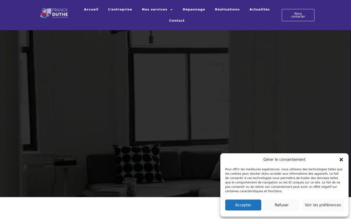 Screenshot of franckduthe.com