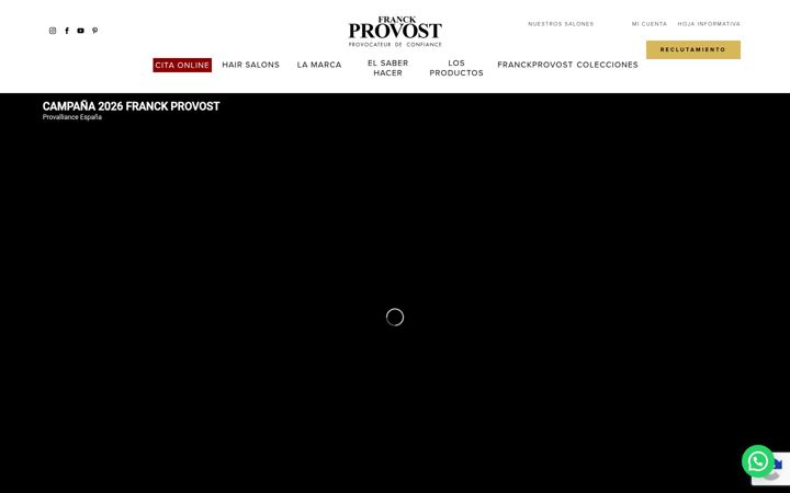 Ekrānuzņēmums no franckprovost.es