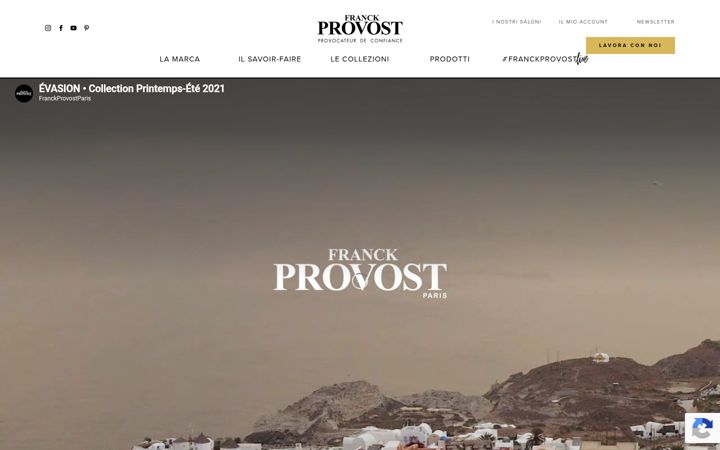 Zrzut ekranu franckprovost.it