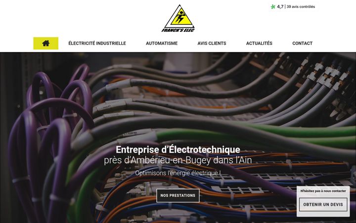 Screenshot of franckselec.fr