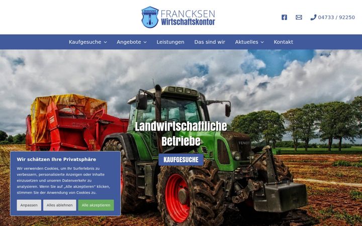 Screenshot of francksen.com