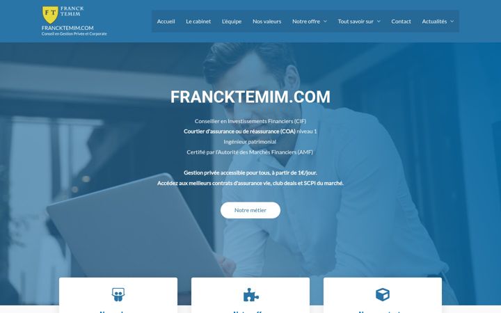 Screenshot of francktemim.com
