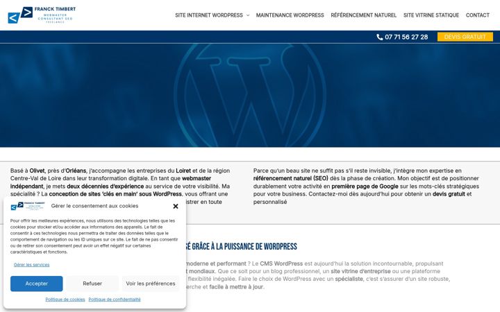Screenshot of francktimbert.fr