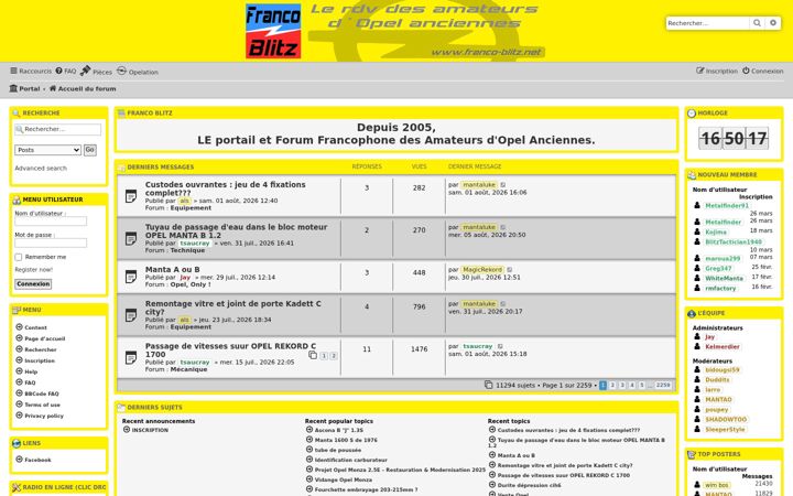 Screenshot of franco-blitz.net