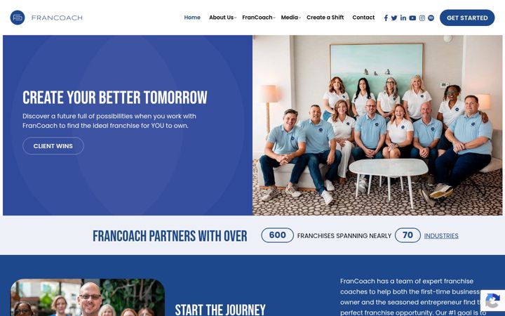 Screenshot of francoach.net