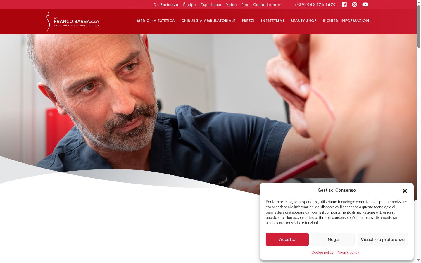 Zrzut ekranu banera zgody wyświetlanego przed jakąkolwiek interakcją