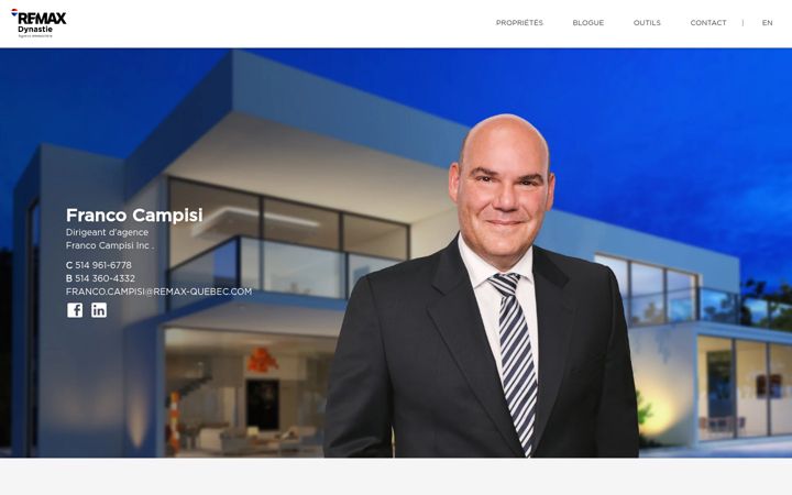 Screenshot of francocampisi.com