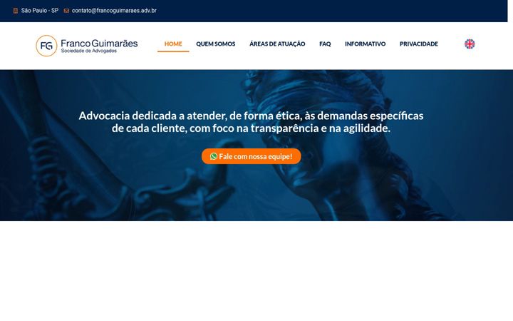 Snímek obrazovky francoguimaraes.adv.br