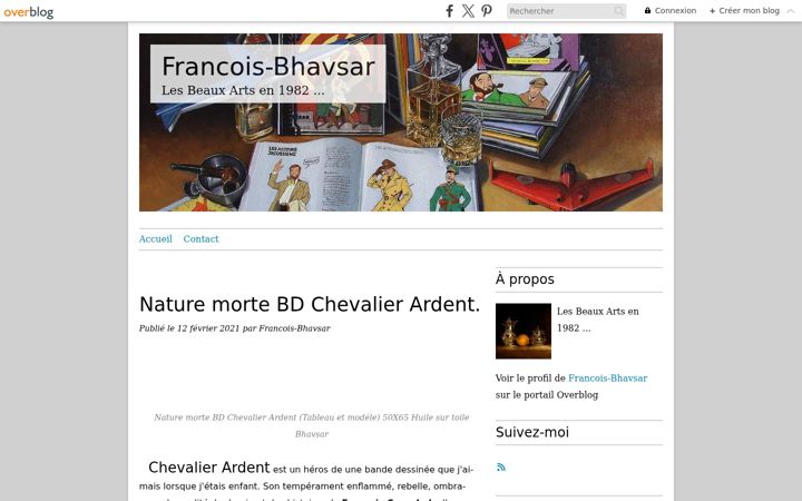 Screenshot of francois-bhavsar.com