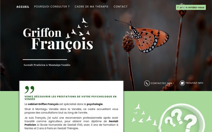 Screenshot of francois-griffon.fr