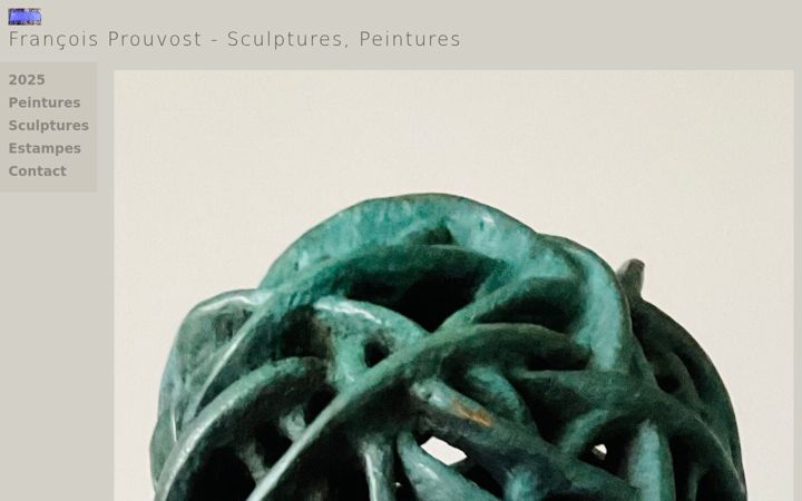 Screenshot of francois-prouvost.com