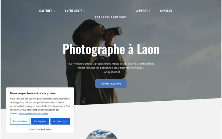 Screenshot of francoisbouthors.com